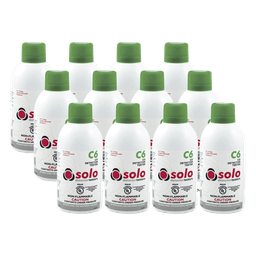 Paquete De 12 Latas De Gas Genuino De Monóxido De Carbono (CO) De Uso Manual o En Dispensadores SOLO-330/SOLO-332