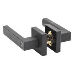 Manija Castelli Biométrica/ Acabado Negro / 30 usuarios/Para Puerta Izq o Derecha de 60-70mm