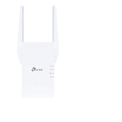 Repetidor / Extensor de Cobertura WiFi AX 1500 Mbps, doble banda 2.4 GHz y 5 GHz, con 1 puerto 10/100/1000 Mbps