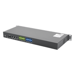Conmutador IP-PBX para hasta 1500 usuarios y 200 llamadas simultaneas, 8FXO, 8FXS, solución para PyMEs 