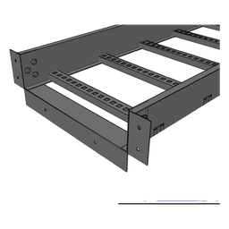 Conector de Escalera de Aluminio a Tablero (Caja) / Peralte 3 1/4" / Ancho 6" / Incluye Tornillería (CHCEC314X6AK)