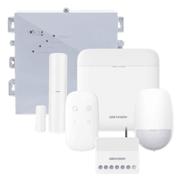 (AX PRO + YONUSA) KIT de Alarma AX PRO / Incluye: 1 Hub con bateria de respaldo / 1 Energizador 2500Mts Lineales / 1 Relevador 0 a 36 Vcc (Max. 5 A) con Entrada de Alarma 27/7 / 1 Keyfob / 1 PIR Interior / 1 Magnético