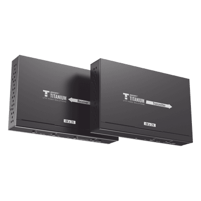 Kit Extensor MATRICIAL HDMI para distancias de 120 metros | Resolución 4K @ 30Hz | Cat6 | Soporta 100 TX de entrada e Ilimitados RX en la salida | Control por PC, Control Remoto y Botón | Compatible con Switch IGMP.
