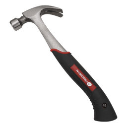 Martillo Uso Rudo de Acero Forjado de 16 oz. con Uña Curva. Con Sujetador Magnético de Clavos.