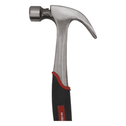 Martillo Uso Rudo de Acero Forjado de 16 oz. con Uña Curva. Con Sujetador Magnético de Clavos.