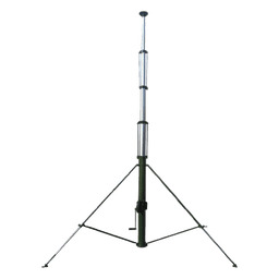 Mástil Telescópico Retraible Manual de 15 metros con Accesorios. Incluye Tripie.