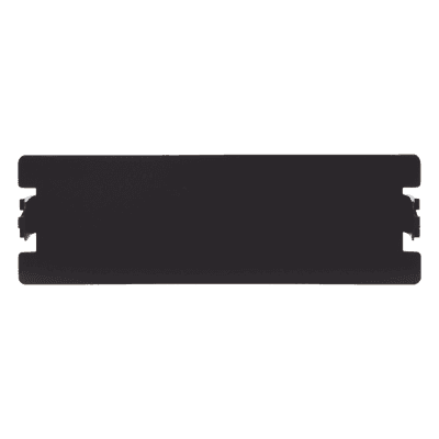Placa Ciega Color Negro para Distribuidor de Fibra Óptica LP-ODF-8024