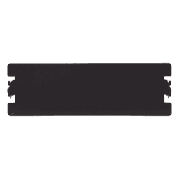 Placa Ciega Color Negro para Distribuidor de Fibra Óptica LP-ODF-8024