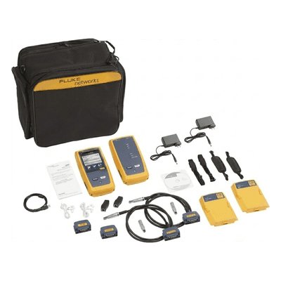 Certificador DSX-5000 para Cable de Cobre Cat5e, Cat6 y Cat6A, Precisión de Nivel V (1 GHz), Con WiFi Integrado y Pantalla LCD de 5.7 Pulgadas (14.48 cm), Versión Internacional