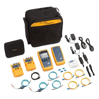 Certificador CertiFiber Pro Quad, para Fibra Óptica Multimodo 50µm y Monomodo, Con WiFi Integrado y Pantalla LCD de 5.7 Pulgadas (14.48 cm), Versión Internacional