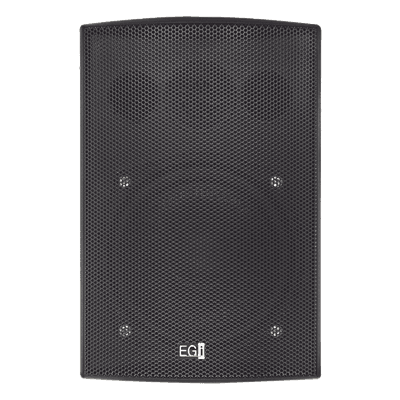 Bocina HiFi | PoE Ethernet IP | Altavoz de 2 vías | Potencia 12W | Protección IP66 | Color Negro