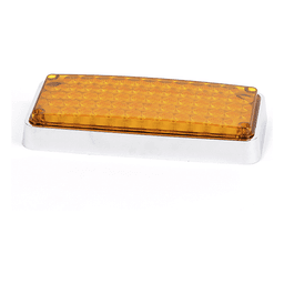 Luz de Advertencia de 7X3", Color Ámbar, Ideal para Ambulancias