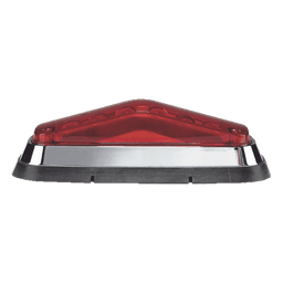 Luz de advertencia 8 X 4", Color Rojo, IP67, SAE, Ideal para Ambulancias