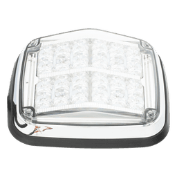 Luz de advertencia de 8 X 6", Color Claro, SAE, IP67, Ideal para Ambulancias