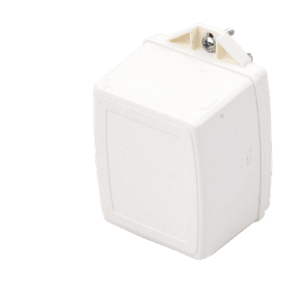 Transformador Clase 2 de pared para sistemas de alarma, entrada 120 VCA salida 9 VCA 25 VA