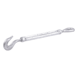 Tensor de 3/8" x 6" Acero Forjado OJO-GANCHO Galv. Inmersión en Caliente (Carga Max. 1000 lbs).