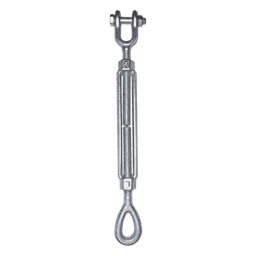 Tensor de 1/2" x 6" Acero Forjado OJO-QUIJADA Galv. Inmersión en Caliente (Carga Max. 2200 lbs).