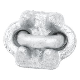 Nudo/ Perro/ Abrazadera Acero Forjado para Cable de 1/4" Galv. por Inmersión en Caliente.