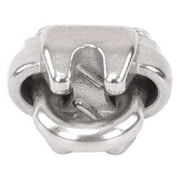 Nudo/ Perro/ Abrazadera Acero Forjado para Cable de 1/4", Acero Inoxidable.