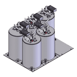 Combinador SINCLAIR, 6 Canales, 430-470 MHz, Montaje en Rack 19", 100 kHz, 125 Watt, N Hembras.