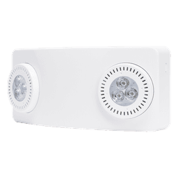 Luz de Emergencia Dual LED / 520 lúmenes / Uso Rudo / Cubierta ABS UL 5VA / Batería 9.6V 3Ah / 90 min Autonomía / Montaje Pared o Techo