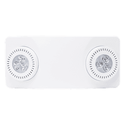 Luz de Emergencia Dual LED / 520 lúmenes / Uso Rudo / Cubierta ABS UL 5VA / Batería 9.6V 3Ah / 90 min Autonomía / Montaje Pared o Techo