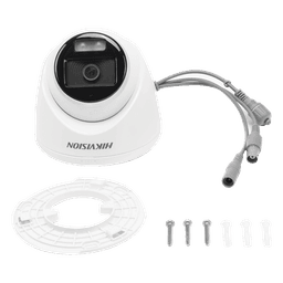 [ColorVu] Turret TURBOHD 3K (5 Megapixel) / Micrófono Integrado / Lente 3.6 mm / Imagen a Color 24/7 / 40 mts Luz Blanca / Exterior IP67 / dWDR / 4 Tecnologías