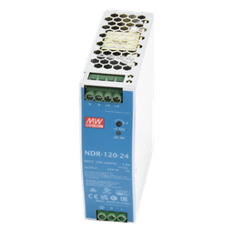 Fuente de poder industrial para riel DIN / 120W / 24Vcc / 5A / Entrada: 90-264Vca