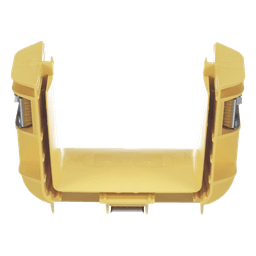 Union Recta "Cople", Para Canaleta FiberRunner™ 4X4, Color Amarillo