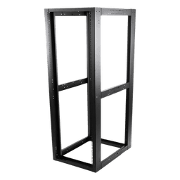 Rack Estándar 19" de 4 Postes, Acero, 45 Unidades, Profundidad Ajustable.