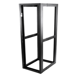 Rack Estándar 19" de 4 Postes, Acero, 45 Unidades, Profundidad Ajustable.