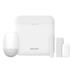 Kit de Alarma Inalámbrico / 48 Zonas / Sensor PIR 15 m (49.2 ft) / Contacto Magnético Slim / Control Remoto / Batería de Respaldo 12 h / Comunicación 433 MHz