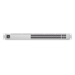 UniFi Switch PRO Aggregation Capa 3 para fibra óptica con 28 puertos SFP+ (10G) y 4 puertos SFP28 (25G), pantalla informativa