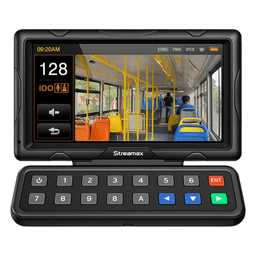Panel de Control Táctil para MDVR Móvil / Pantalla 10.1 Pulgadas / Resolución 1024 × 600 / Audio Bidireccional / Cable 5 m (16.4 ft) / Rango -20°C a 70°C