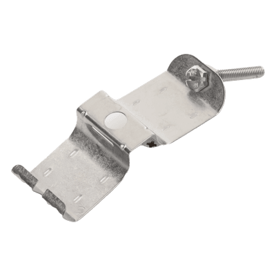 Sujetador de Doble Click para Cable Coaxial de 7/8 Paquete de 10 Piezas