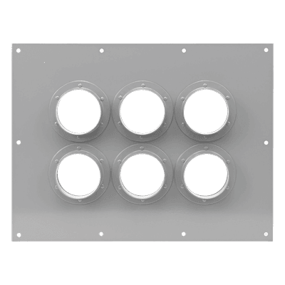 Placa Pasamuro con Capacidad de 6 Botas de 4