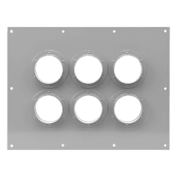 Placa Pasamuro con Capacidad de 6 Botas de 4