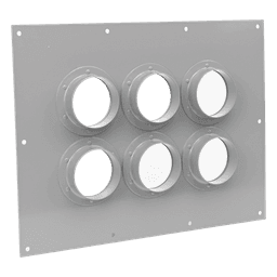 Placa Pasamuro con Capacidad de 6 Botas de 4