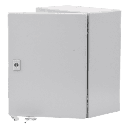 Gabinete de Acero, Nema 4 -IP 66 de 30 x 40 x 20 cm con Platina y certificado UL.