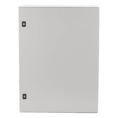 Gabinete de Acero, Nema 4 -IP 65 de 60 x 80 x 30 cm con Platina.