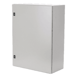 Gabinete de Acero, Nema 4 -IP 65 de 60 x 80 x 30 cm con Platina.