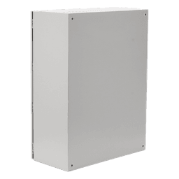 Gabinete de Acero, Nema 4 -IP 65 de 60 x 80 x 30 cm con Platina.