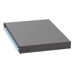 Distribuidor de Fibra Óptica, Con 12 Conectores LC Duplex (24 Fibras), Para Fibra Multimodo OM3/OM4, 1 UR
