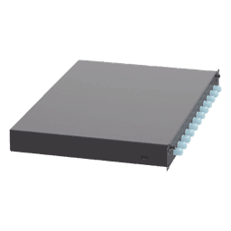 Distribuidor de Fibra Óptica, Con 12 Conectores LC Duplex (24 Fibras), Para Fibra Multimodo OM3/OM4, 1 UR