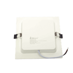 Spot Cuadrado Empotrable / 17.5 x 17.5 cm / Luz Fría / 110 V / 15 W / 1200 lúmenes / 25000 hrs / Ángulo de apertura 120° / IP20