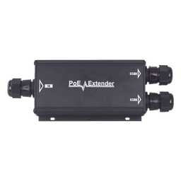 Extensor PoE/ 100 Metros / Intemperie (IP66) / 60 Watts / 1 puerto @ 2 salidas a 30 W  / No requiere fuente de alimentación adicional