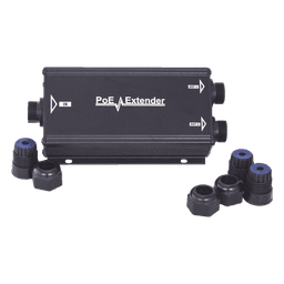 Extensor PoE/ 100 Metros / Intemperie (IP66) / 60 Watts / 1 puerto @ 2 salidas a 30 W  / No requiere fuente de alimentación adicional