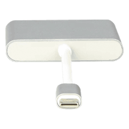 Adaptador Multipuerto USB-C 3.1 A HDMI 4K / USB 3.0 / USB – C /  Alta Velocidad de Transmisión de Datos / Admite Carga Rápida (PD) en el Puerto USB – C