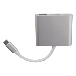 Adaptador Multipuerto USB-C 3.1 A HDMI 4K / USB 3.0 / USB – C /  Alta Velocidad de Transmisión de Datos / Admite Carga Rápida (PD) en el Puerto USB – C
