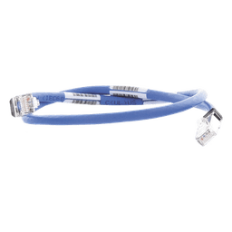 Patch Cord Cat6A, Blindado S/FTP, CM/LS0H, 0.61 Metros (2 Pies), Color Azul
